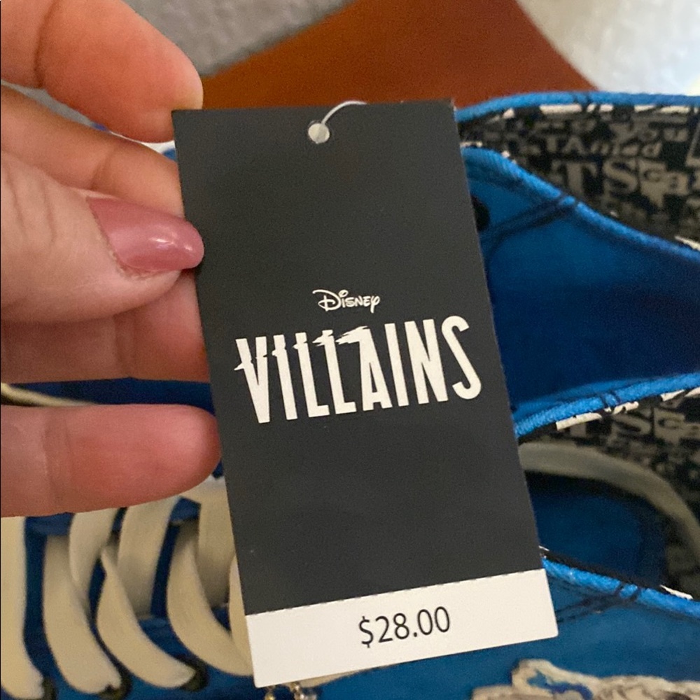 Disney Blue and White High-Top Sneakers - Picture 5 of 14